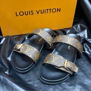 Louis Vuitton Brown Sandals